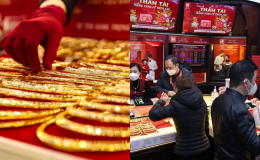 Giá vàng hôm nay 24/4: Bảng giá vàng miếng SJC vàng nhẫn 9999 'tụt' hàng triệu đồng chỉ sau vài giờ!