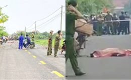 Thông tin đáng chú ý về người phụ nữ bán thịt lợn tử vong trên đường, hiện trường nhiều bất thường