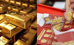 Giá vàng hôm nay 26/4: Vàng SJC và nhẫn 9999 neo cao cuối tuần, người mua ở vùng đỉnh tiếp tục gánh lỗ nặng 