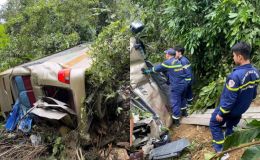 Tình hình 24 nạn nhân bị thương vụ xe khách lao xuống vực sâu 100m ở Sơn La, đã xác định được nguyên nhân ban đầu