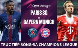 Trực tiếp bóng đá PSG vs Bayern 2h ngày 29/4 - Link xem trực tiếp Bán kết Cúp C1 Champions League