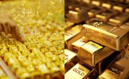 Giá vàng hôm nay (trưa 28/4): Vàng SJC, nhẫn 9999 mất thêm nhịp, chênh lệch với thế giới neo gần 20 triệu đồng/lượng