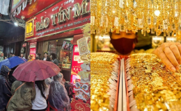 Giá vàng hôm nay 29/4: Bảng giá vàng miếng SJC nhẫn 9999 'hấp hối' phiên thứ 2, chính thức mất 'mốc lịch sử'