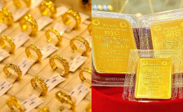 Giá vàng hôm nay 29/4: Vàng SJC nhẫn trơn 9999 'sập' sau khi tăng phi mã, cảnh báo 'đu đỉnh' cận lễ