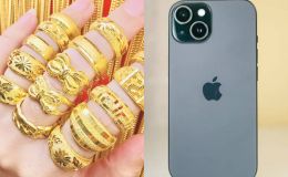 Giá vàng hôm nay 29/4: Vàng miếng SJC, vàng nhẫn 9999 đồng loạt lao dốc, giá iPhone 15 cực bèo