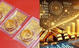 Giá vàng hôm nay (trưa 29/4): Người ôm SJC và nhẫn 9999 vùng đỉnh mất 25 triệu/lượng, vàng thế giới xuống đáy gần 4 tuần