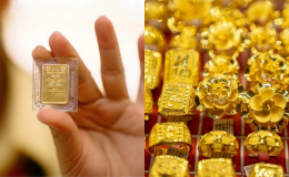 Giá vàng hôm nay 30/4: Bảng giá vàng miếng SJC nhẫn 9999 lại giảm, thị trường điều chỉnh mạnh nhất từ đỉnh