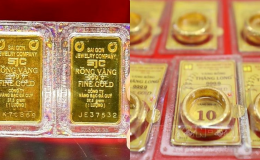 Giá vàng hôm nay 30/4: Bảng giá vàng SJC và nhẫn 9999 diễn biến đầy khó hiểu, thế giới vượt mốc 4.600 USD