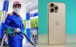 Bảng giá xăng dầu Petrolimex chiều hôm nay 30/4: Xăng RON95 vẫn rẻ hơn đỉnh 10.000 đồng/lít, iPhone 16 giá bèo