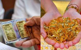 Giá vàng hôm nay 30/4: Vàng SJC, nhẫn 9999 lệch 21 triệu so với giá thế giới, mỗi lượng bay ngay chiếc xe máy điện