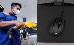 Bảng giá xăng dầu trưa 1/5: Xăng RON95 vượt mốc 23.000đ/lít, dầu tăng nhẹ, giá chuột gaming Corsair ra sao?