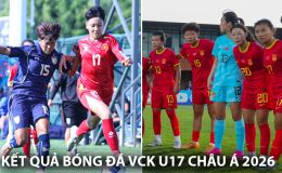 Kết quả VCK U17 châu Á 2026 hôm nay 1/5: Trung Quốc thắng hủy diệt; ĐT Việt Nam vượt khó ải Thái Lan