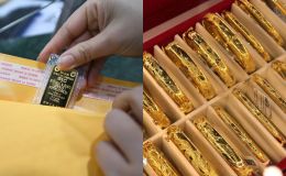 Giá vàng hôm nay (trưa 1/5): Vàng SJC, DOJI, BTMC đồng loạt tăng mạnh so với đầu năm, chênh lệch lên tới 13 triệu/lượng
