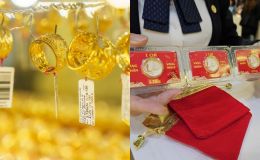 Giá vàng hôm nay 2/5: Vàng SJC, nhẫn 9999, 24K, 18K chưa hạ nhiệt, khoảng cách giá thế giới tiếp tục kéo dài