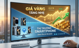 Dự báo giá vàng tuần mới (4/5), có thể tăng nhẹ trở lại, các nhà đầu cơ đứng ngồi không yên, smartphone giữ nhịp ổn định