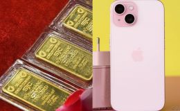 Giá vàng hôm nay chiều 3/5: Vàng nhẫn 9999, vàng SJC ở mức thấp, vàng thế giới ổn định, iPhone 15 rẻ