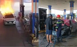 Vụ cháy xe ở cây xăng tại Đà Nẵng: Tài xế có điều kiện cứu các nạn nhân hay không? Có bị xử lý hình sự?