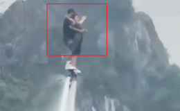 Clip khách du lịch và VĐV biểu diễn flyboard chìm xuống hồ: Nguyên nhân vụ việc và tình trạng vận động viên