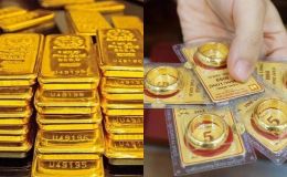 Giá vàng hôm nay (chiều 4/5) tiếp tục tăng, vàng SJC và nhẫn 9999 đồng loạt đổi giá khi thế giới chưa cùng nhịp
