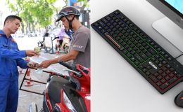 Giá xăng RON95 ngày 4/5 chỉ hơn 23.000đ/lít, các mẫu bàn phím gaming E-Dra cực rẻ chỉ bằng vài lần đổ đầy bình