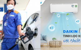 Giá xăng dầu chiều ngày 13/5: Xăng đồng loạt tăng mạnh, giá máy lạnh Daikin Inverter FTKF ưu đãi