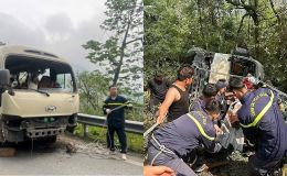 Nguyên nhân xe khách chở 27 người lao xuống vực ở Tam Đảo, tài xế bị khởi tố tội gì?