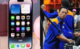 Giá xăng dầu hôm nay 14/5: Xăng RON92 rẻ như cho, dầu diesel thấp hơn đỉnh 17.000 đồng/lít, iPhone 14 có đắt