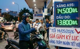 Giá xăng dầu tối 14/05/2026: Giảm kỷ lục, tiết kiệm hàng trăm nghìn cho người dân, iPhone Air giảm khủng 9 triệu đồng