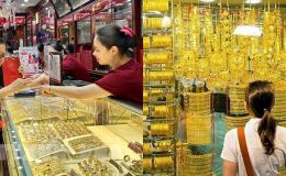 Giá vàng hôm nay 15/5: Người mua vàng SJC, nhẫn 9999 lỗ nặng, vàng thế giới quay đầu, chênh lệch mua bán giữ mức cao