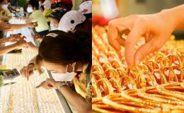 Giá vàng hôm nay 16/5 lao dốc không phanh: Thị trường chợ đen vỡ trận, vắng bóng người mua