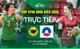 Trực tiếp bóng chuyền nữ VTV BĐ Long An vs Vietinbank lúc 20h ngày 16/5 - Cúp VTV9 Bình Điền 2026