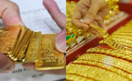 Giá vàng hôm nay 21/5: Vàng miếng SJC nhẫn 9999 'quay xe' đầy bất ngờ, người dân tranh thủ bắt đáy