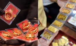 Giá vàng hôm nay 21/5: Vàng SJC, nhẫn 9999 ‘bốc hơi’ mạnh, người mua vừa xuống tiền đã lỗ 3 triệu đồng