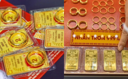 Bảng giá vàng hôm nay 24/5: Vàng miếng SJC nhẫn 9999 rẻ đến khó tin, dự báo bất ngờ vàng tuần tới