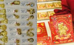 Giá vàng hôm nay (chiều 24/5): Vàng SJC, nhẫn 9999, 24K giảm thủng đáy, Mi Hồng giữ giá mua khác biệt 