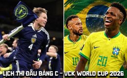 Lịch thi đấu bảng C World Cup 2026 mới nhất: Cựu sao Man Utd tỏa sáng; Brazil nhận cảnh báo?