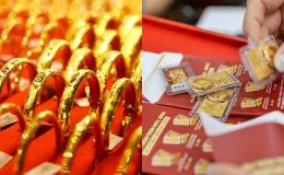 Giá vàng hôm nay (trưa 26/5): Vàng SJC, nhẫn 9999 lượn sóng, vàng thế giới chịu áp lực, nhiều người tranh thủ bán ra