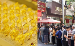 Giá vàng hôm nay 28/5: Bảng giá vàng miếng SJC nhẫn 9999 'đại hạ giá', làn sóng 'bán tháo' mạnh hiếm thấy