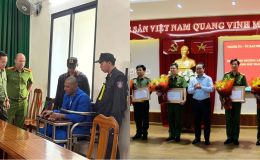 Khen thưởng đột xuất 6 tập thể phá nhanh vụ 2 đối tượng nước ngoài nổ súng giết người ở TP HCM