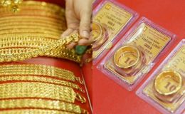 Giá vàng chốt phiên 30/5: Vàng SJC, nhẫn 9999, thế giới tăng kịch trần, khoảng cách mua - bán kỷ lục 