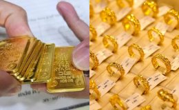 Bảng giá vàng hôm nay 31/5: Vàng miếng SJC nhẫn trơn tăng kỷ lục, giá cả có hiện tượng 'đỉnh thổi'