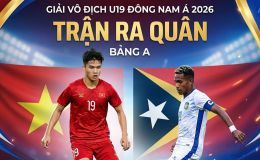 Xem trực tiếp U19 Việt Nam đấu U19 Timor Leste ở đâu, kênh nào? Link xem trực tiếp U19 Đông Nam Á 2026