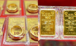 Bảng giá vàng hôm nay 1/6: Vàng miếng SJC nhẫn tròn 9999 mất giá liên tục, thị trường 'chìm dưới đáy'