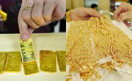 Giá vàng hôm nay (tối 2/6): Vàng SJC, nhẫn 9999 giảm thủng đáy, chênh lệch mua - bán cao, người dân thận trọng