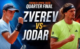 Kết quả tennis Rafael Jodar vs Alexander Zverev - Tứ kết Roland Garros 2026: Kịch bản khó tin