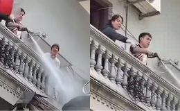 Nguyên nhân ban đầu vụ người đàn ông xịt nước vào thợ xây nhà sát vách ở Hà Nội