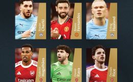 Bruno Fernandes, Haaland và Cherki dẫn đầu đề cử Cầu thủ xuất sắc nhất năm của PFA