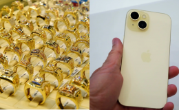 Giá vàng hôm nay 5/6: Chìm trong sắc đỏ, giảm ngày thứ 5 liên tiếp, iPhone 15 có rẻ?