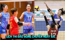 Lịch thi đấu bóng chuyền hôm nay 5/6 - Tuyển bóng chuyền nữ Việt Nam đấu Lebanon lúc mấy giờ?