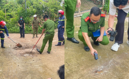 Cơ quan chức năng lên tiếng về hiện tượng sân nhà tự bốc cháy ở Sơn La, ghi nhận gì ở hiện trường?